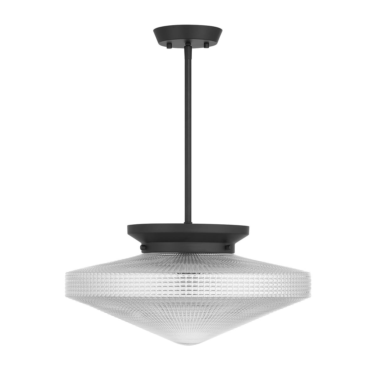 Savoy House 6-4464-1-89 Norwich Convertible Suspension en noir mat