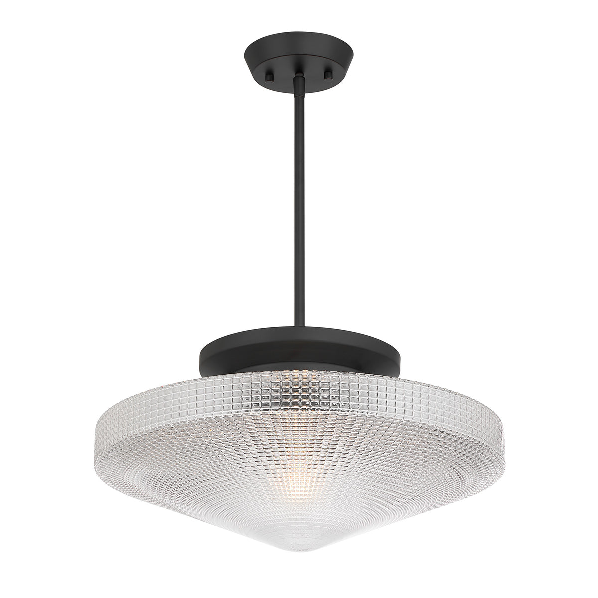 Savoy House 6-4464-1-89 Norwich Convertible Suspension en noir mat
