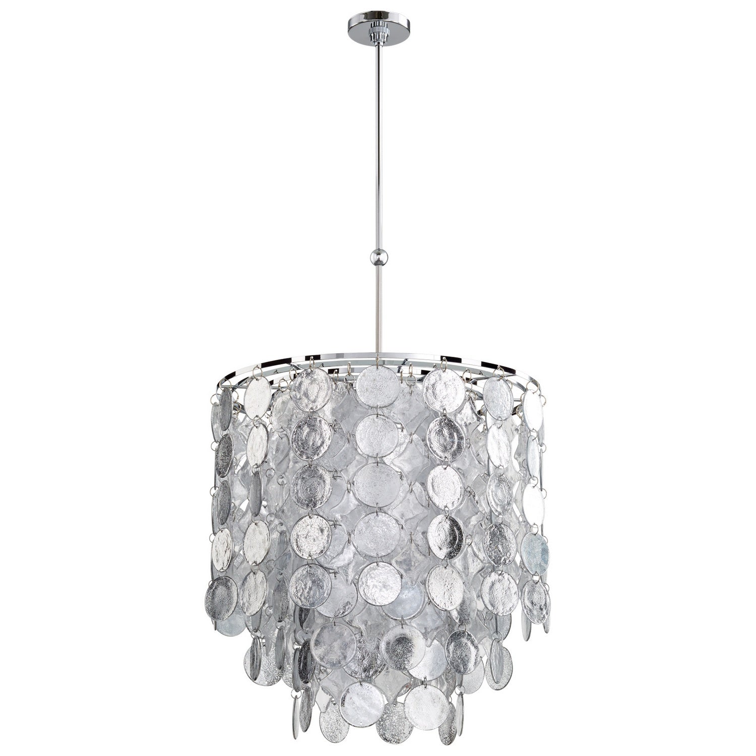 Cyan Canada - 06923 - Neuf Lumières Suspension - Carina - Chrome