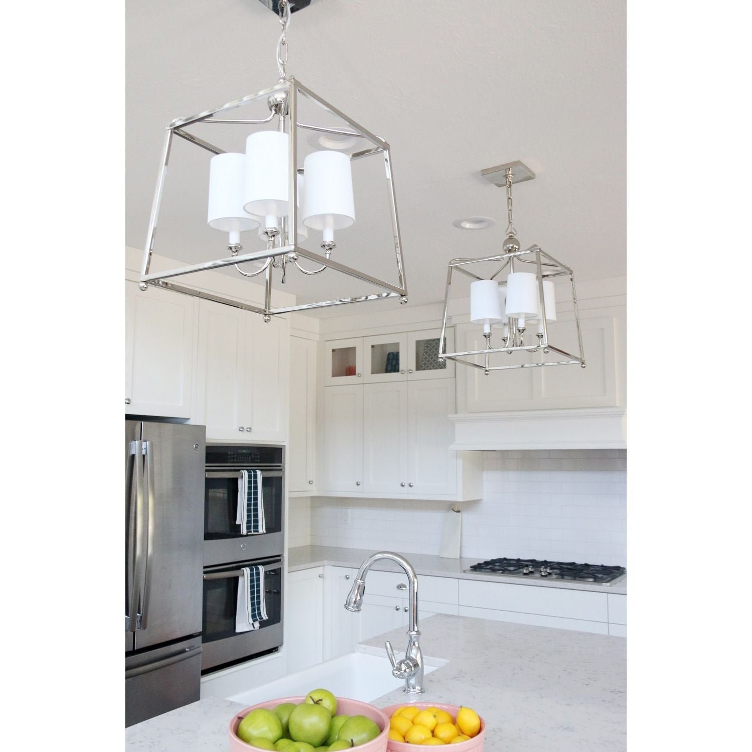 Crystorama - 2245-PN - Four Light Chandelier - Sylvan - Polished Nickel