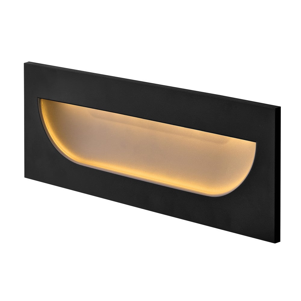 Terrasse rectangulaire LED Taza 15115BK de Hinkley Lighting, couleur noire