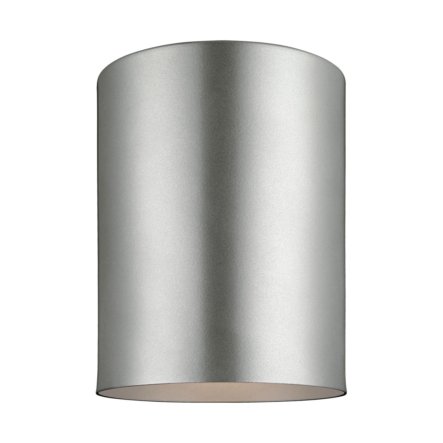 Visual Comfort Studio Canada - 7813801-753 - One Light Outdoor Flush Mount - Outdoor Cylinders - Painted Brushed Nickel