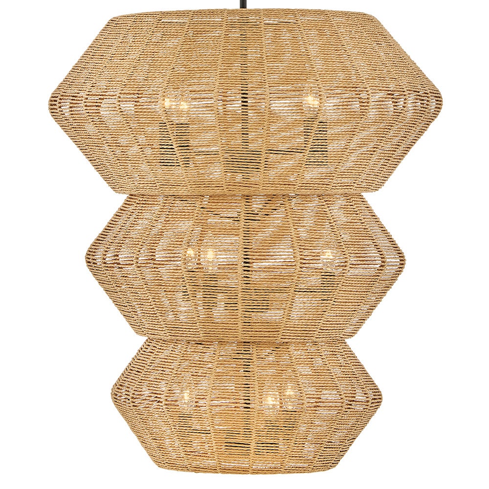 Hinkley Lighting 40388BLK-CML Luca Multi Tier Chandelier in Black