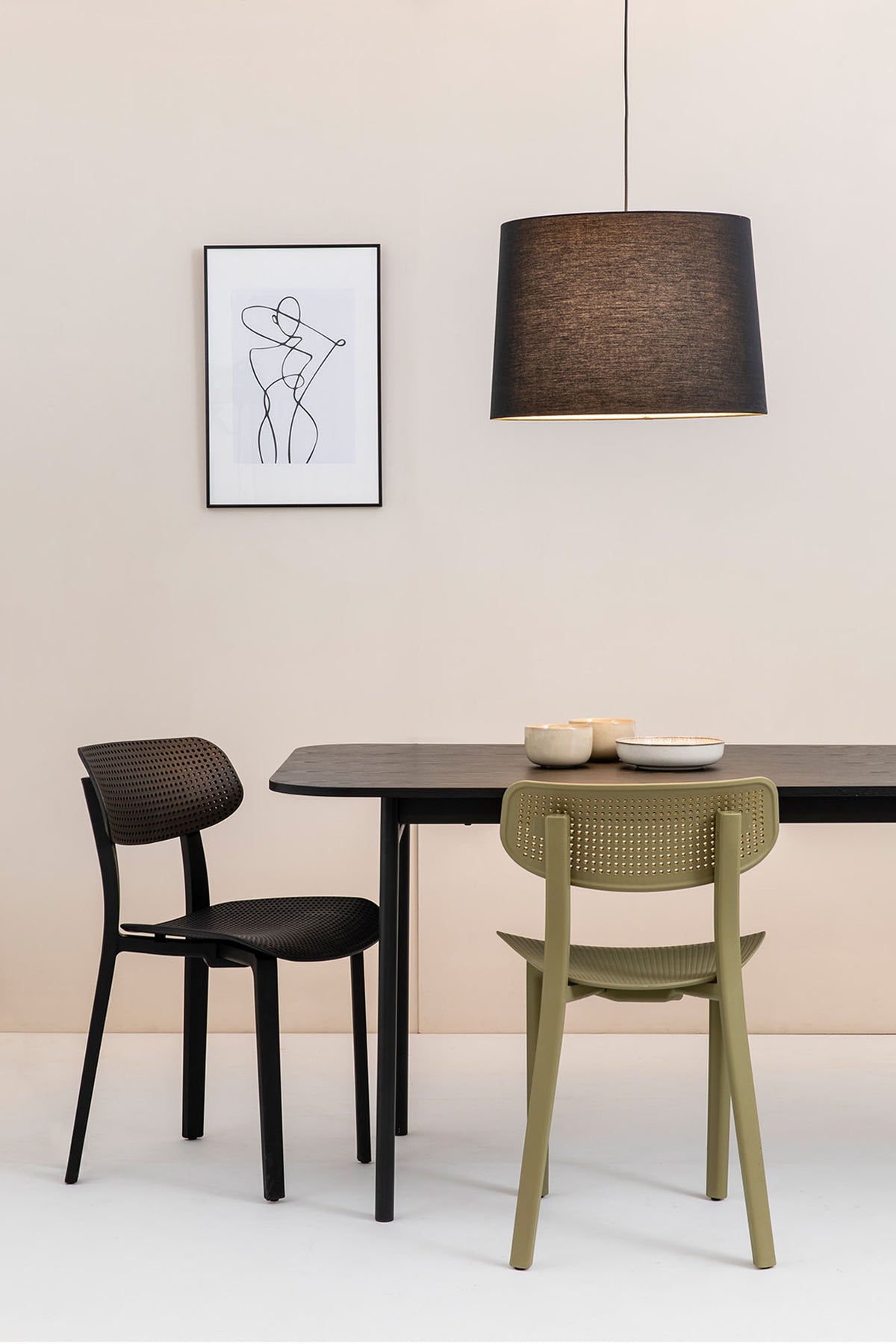 Faro Barcelona 64315-56-US Conga Pendant in Black/Black