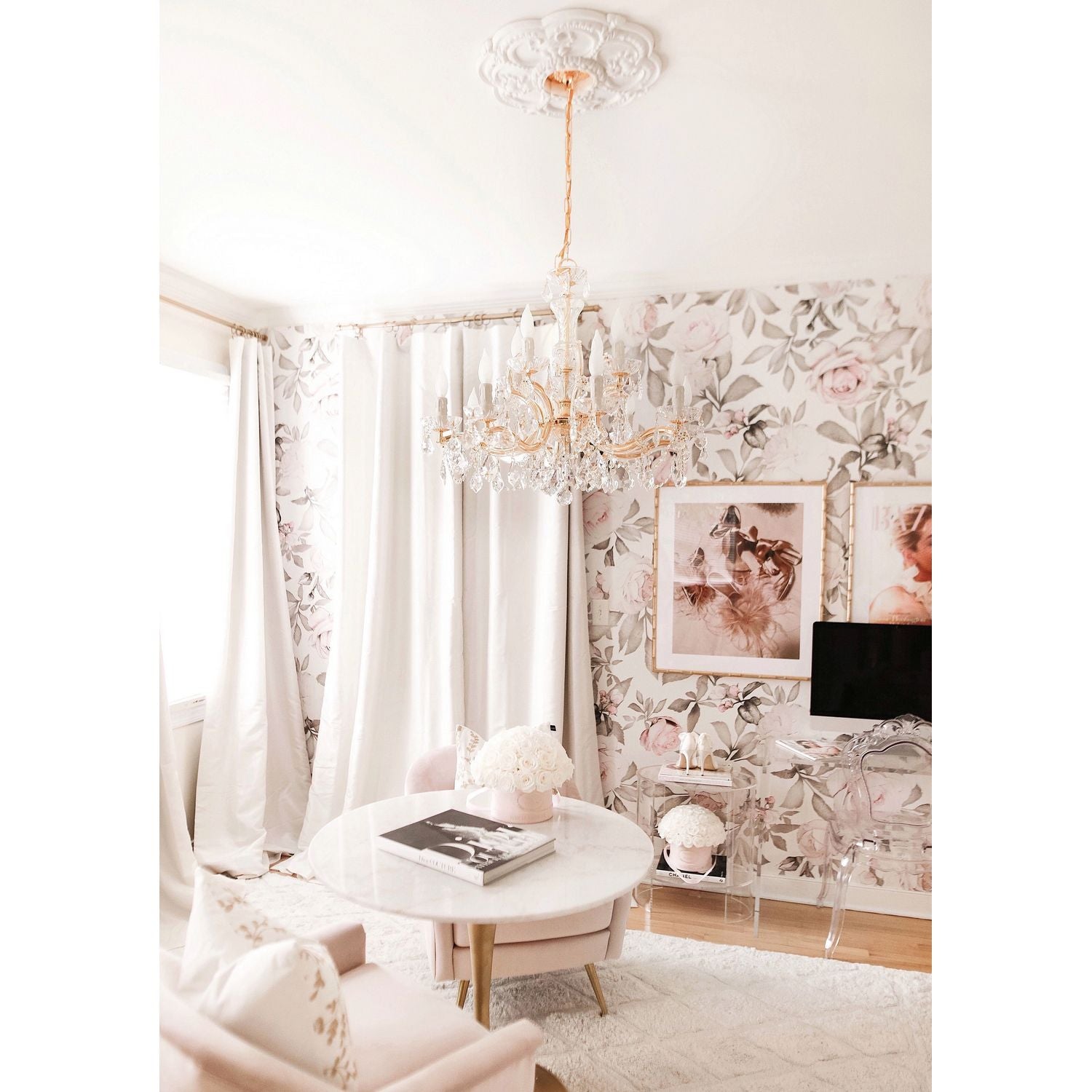 Crystorama - 4479-GD-CL-MWP - 12 Light Chandelier - Maria Theresa - Gold