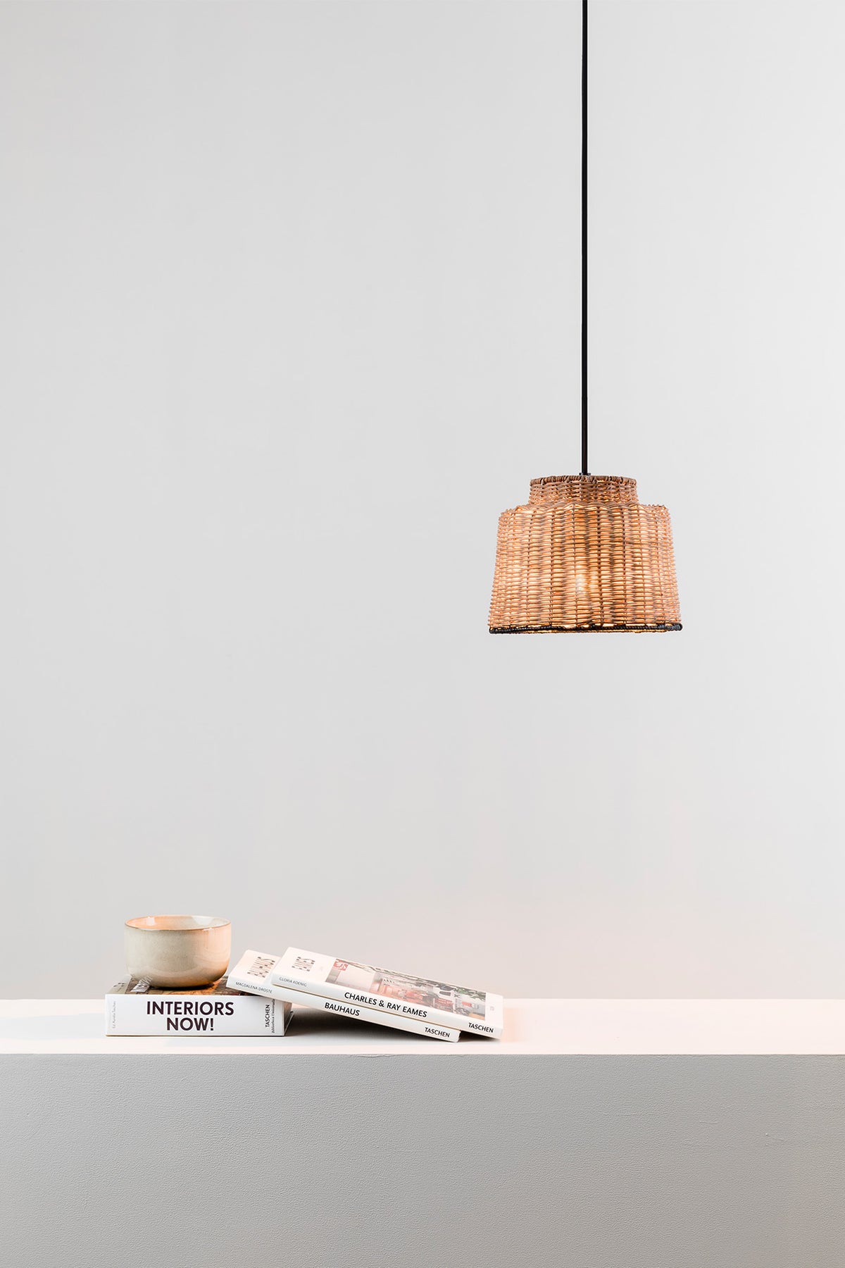 Faro Barcelona 65134-76-US Saipan Pendant in Black/Rattan
