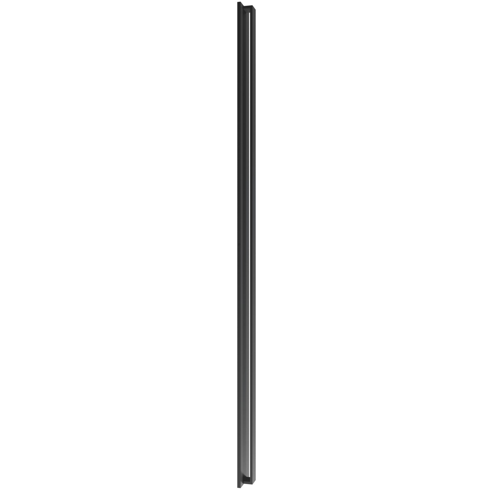 Avenue Outdoor 5-CCT Up/Down LED Wall Sconce AV4948-BK-5CCT three-quarter angle — open top and bottom slots visible, LED emitting in both directions