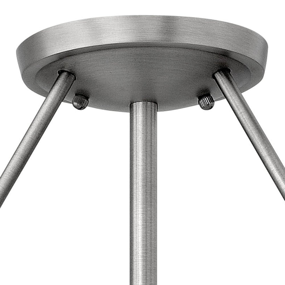 Hinkley Lighting 3220AN Hathaway Semi-Flush Mount in Antique Nickel