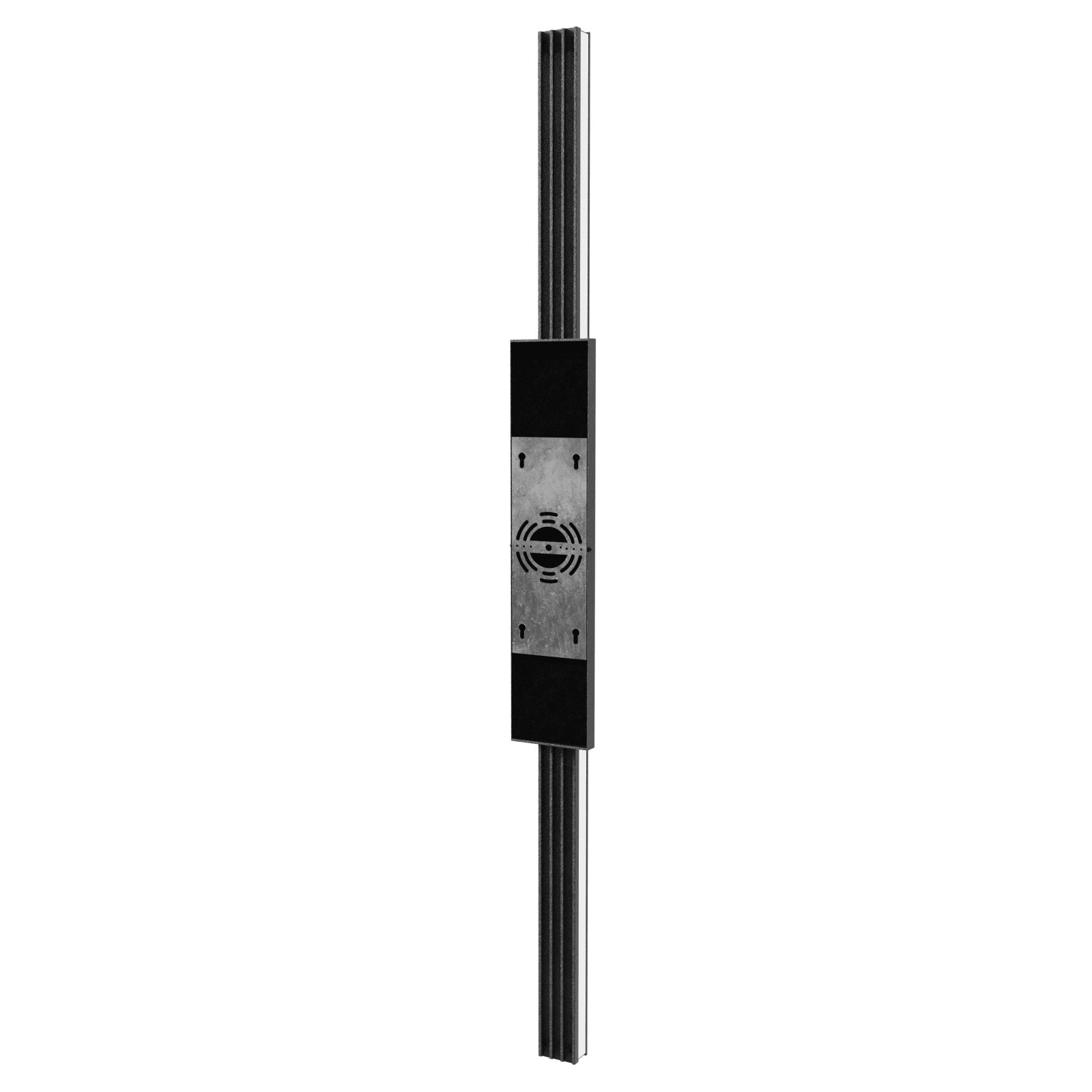Avenue Outdoor Slim LED Wall Sconce AV2148-BLK side profile — only 3 inches deep, flat black backplate visible