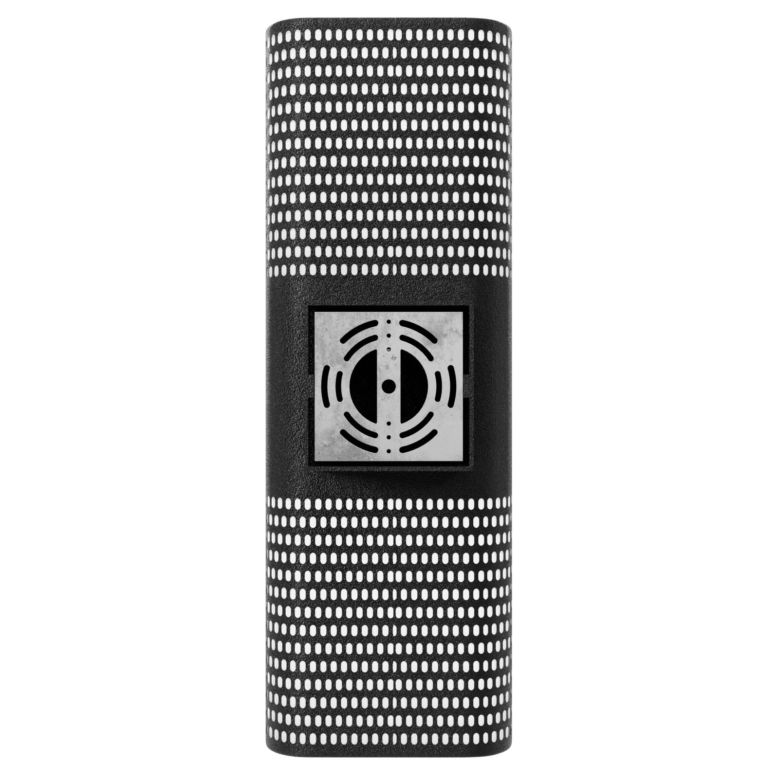 Avenue LED extérieure Murale Profil latéral AV2218-BLK — montre une projection murale de 7,6 cm et une plaque de montage arrière noire