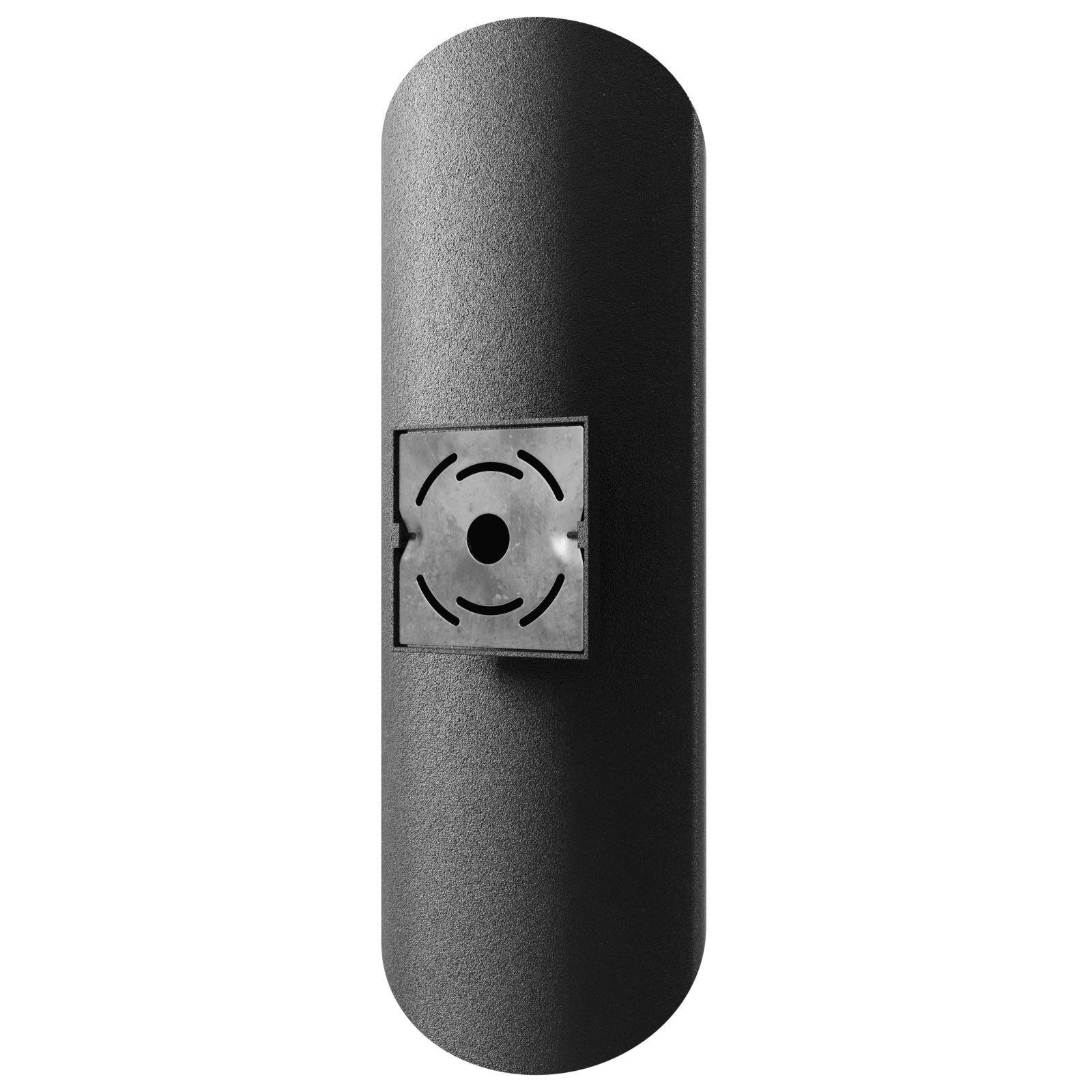 Avenue Cylindrique LED extérieure Murale Profil latéral AV9895-BLK — Projection murale de 7,6 cm (3 pouces), silhouette cylindrique noire