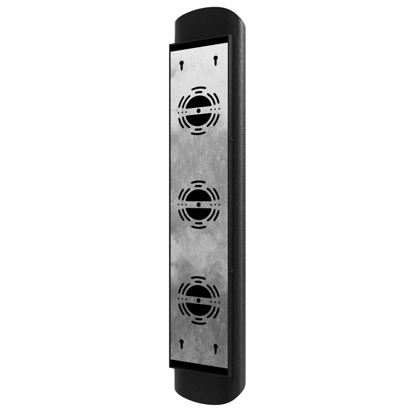 Avenue Outdoor 6"W LED Wall Sconce AV9911-BLK side profile — narrow wall projection, clean matte black frame edge
