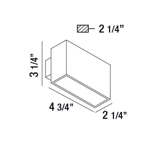 Eurofase 28282-052 VELLO LED Outdoor Pendant in Black