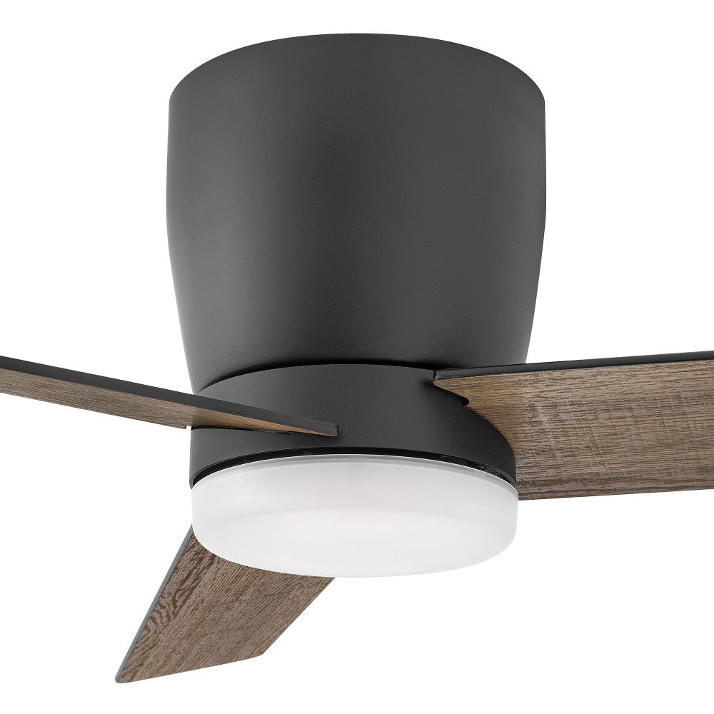 Plafonnier LED Ari Hinkley Lighting 910852FMB-LDA Ventilateur en noir mat