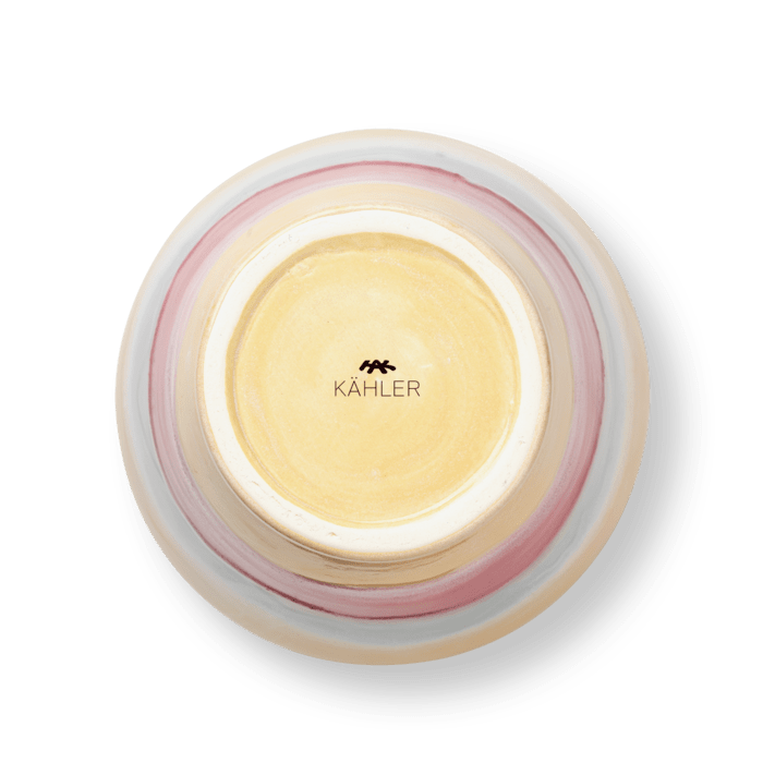 Kähler 693800 Poppery Vase in Pink/Mint/Yellow