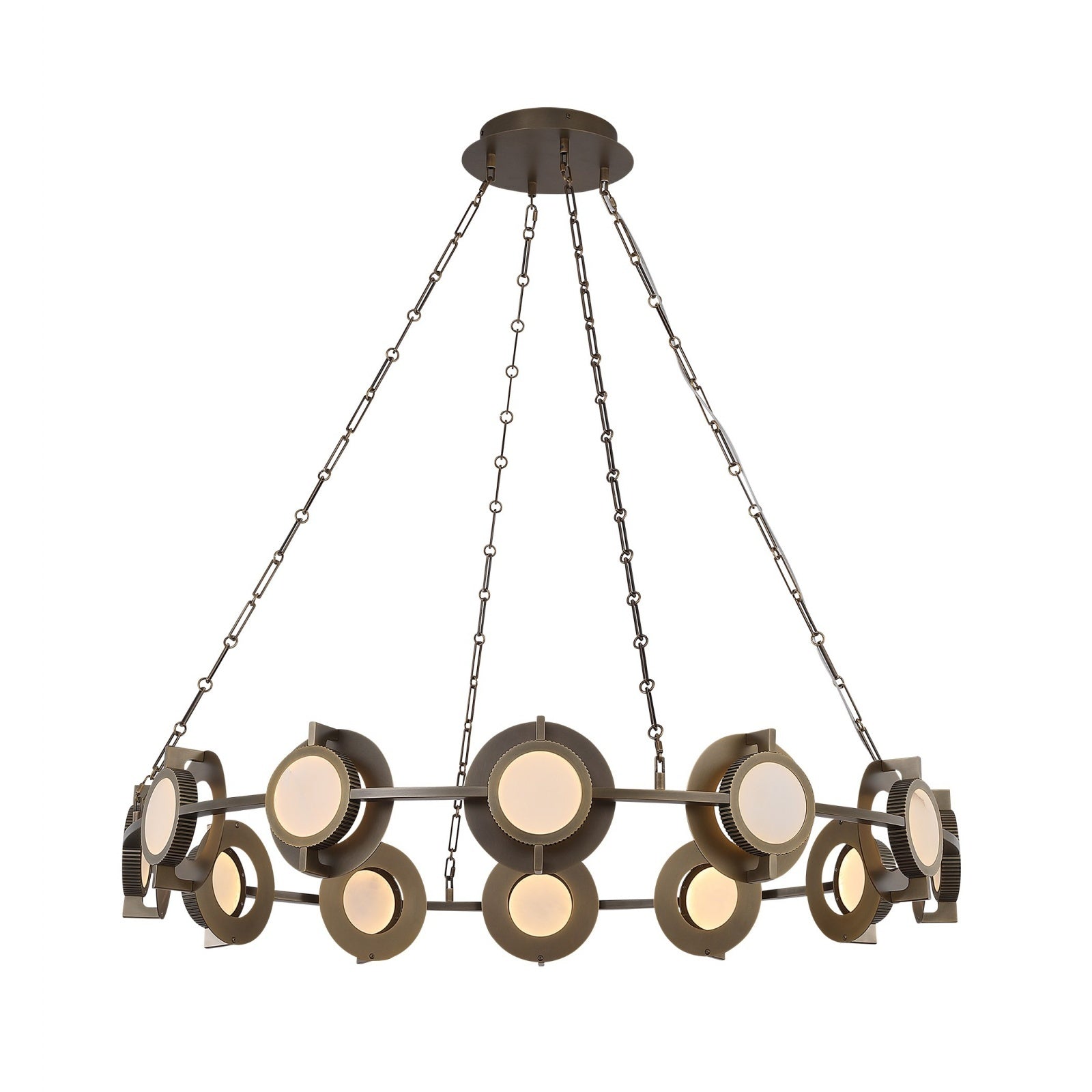 Éclairage d'avenue - HF7012-AB - LED Suspendu - Mayfair - Laiton vieilli