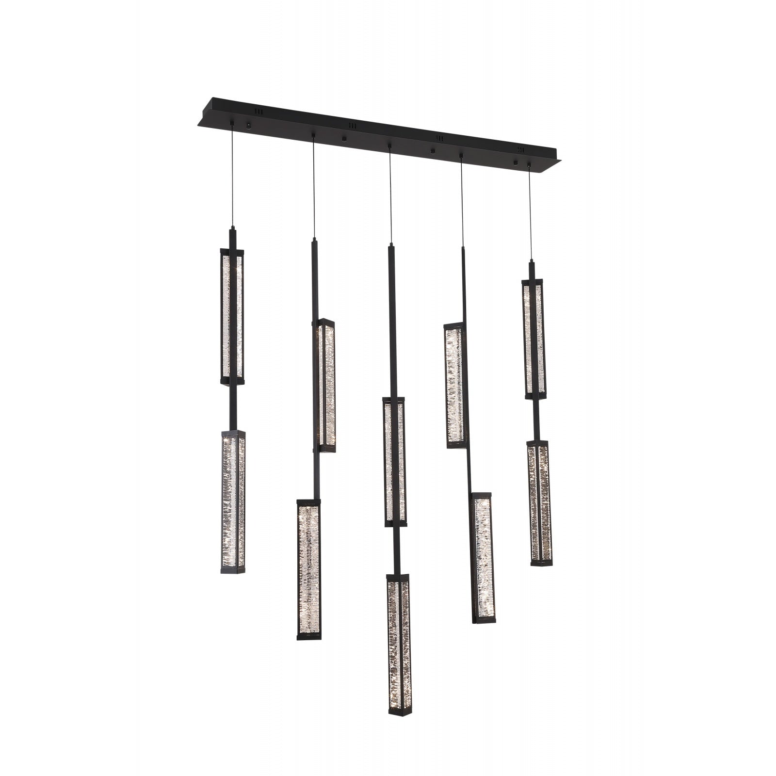 Éclairage d'avenue - HF7186-BK - LED Suspension - Métropole - Noir mat