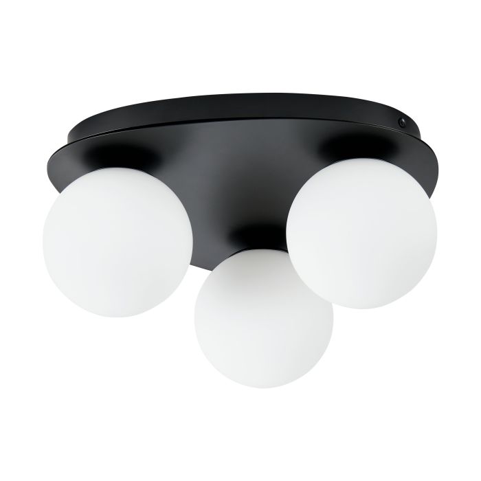 Thesis Lighting 207114A Castrovido Flush Mount in Matte Black