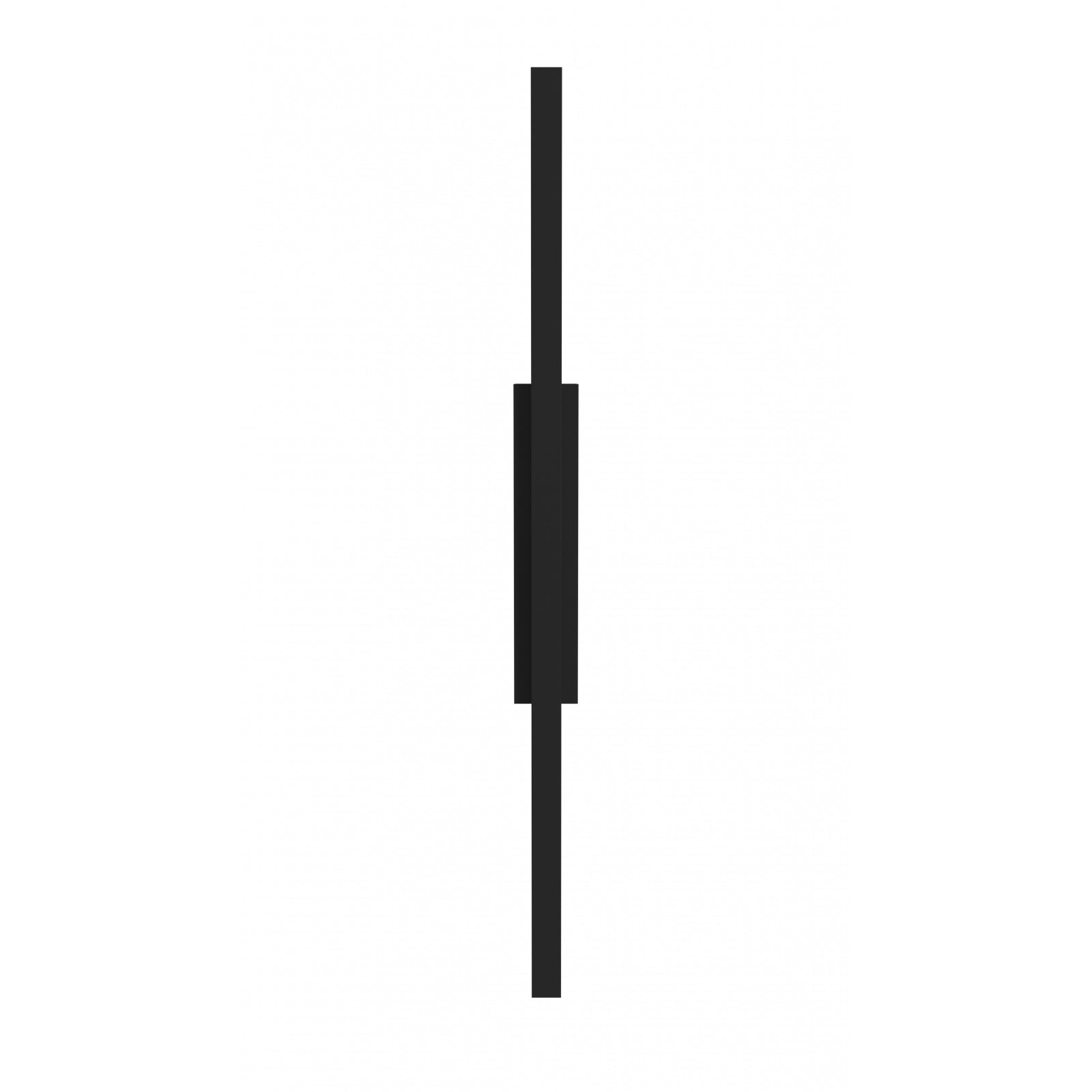 Avenue Outdoor Slim LED Wall Sconce AV2168-BLK side profile — only 3 inches deep, flat black backplate visible