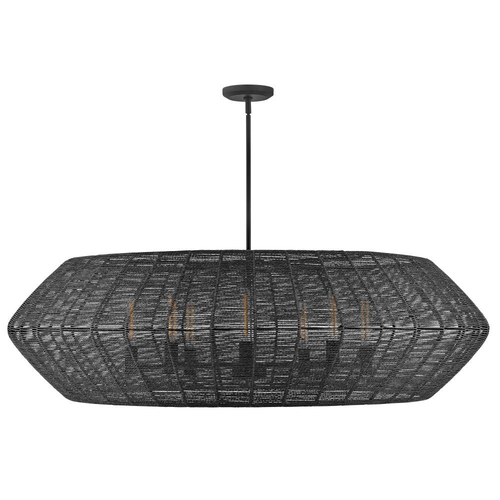 Hinkley Lighting 40386BLK Luca Drum Chandelier in Black
