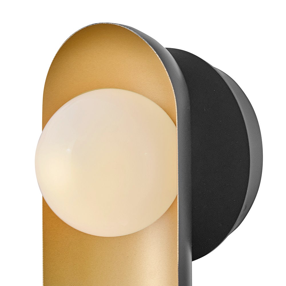 Lark 84230BK-LCB Zuri Wall Sconce in Black