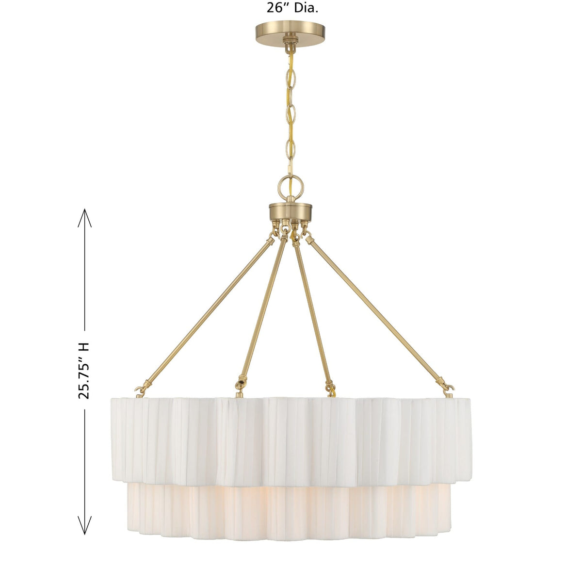 Savoy House 7-1999-4-127 Tucker Pendant in Noble Brass