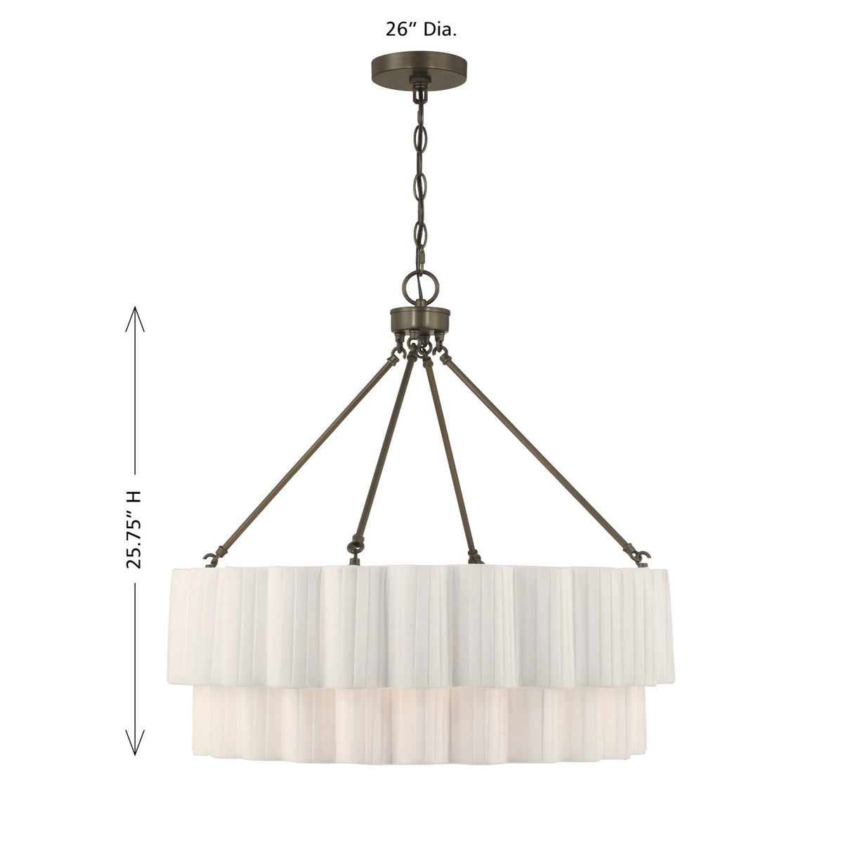 Savoy House 7-1999-4-15 Tucker Pendant in Mediterranean Bronze