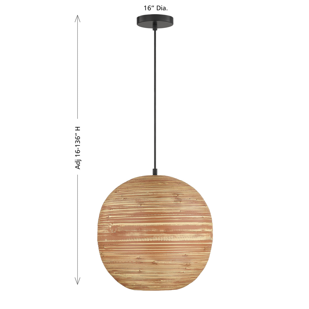 Savoy House 7-2804-1-89 Pharr Pendant in Matte Black