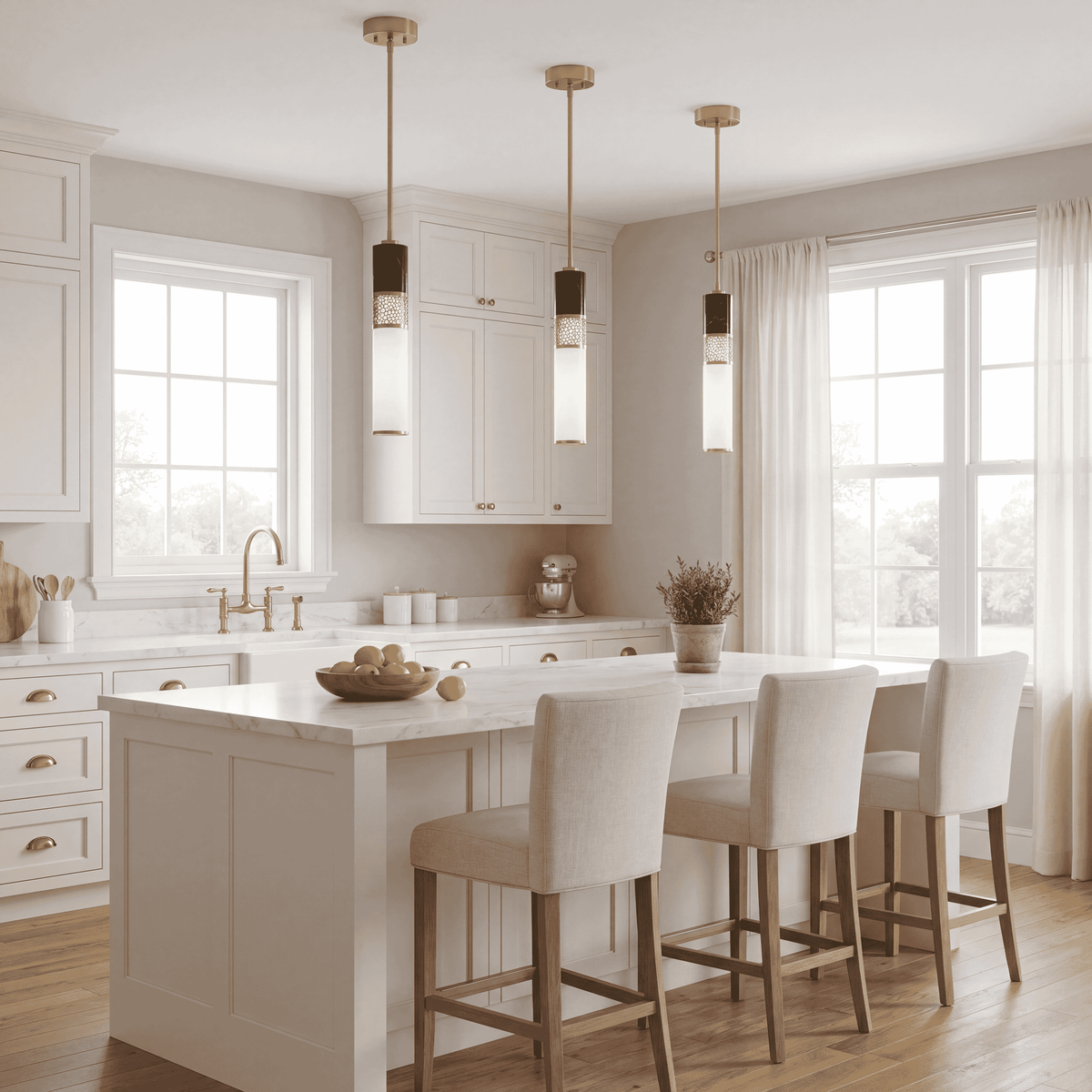 Savoy House 7-2916-1-322 Farrell Pendant in Warm Brass