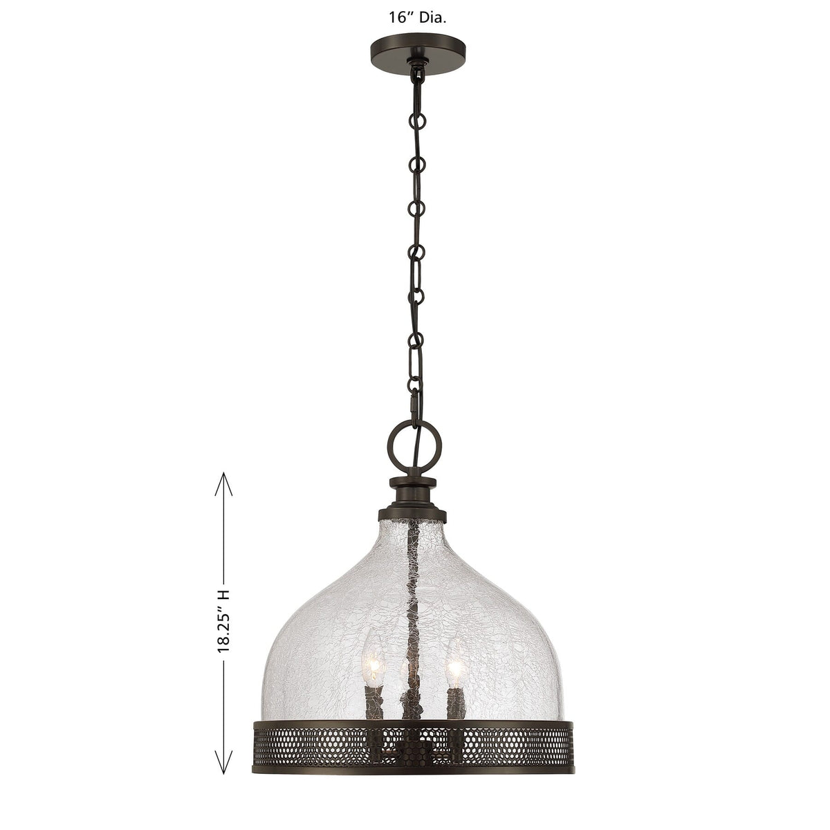 Savoy House 7-3699-3-15 Stern Pendant in Mediterranean Bronze