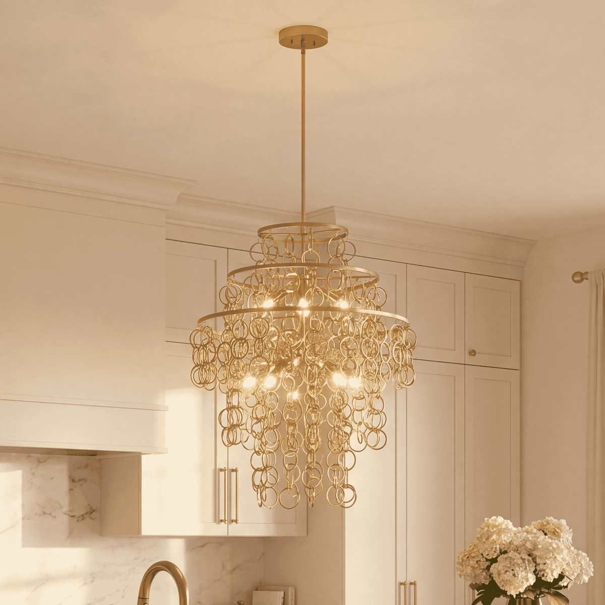 Savoy House 7-4902-9-127 Setentas Pendant in Noble Brass