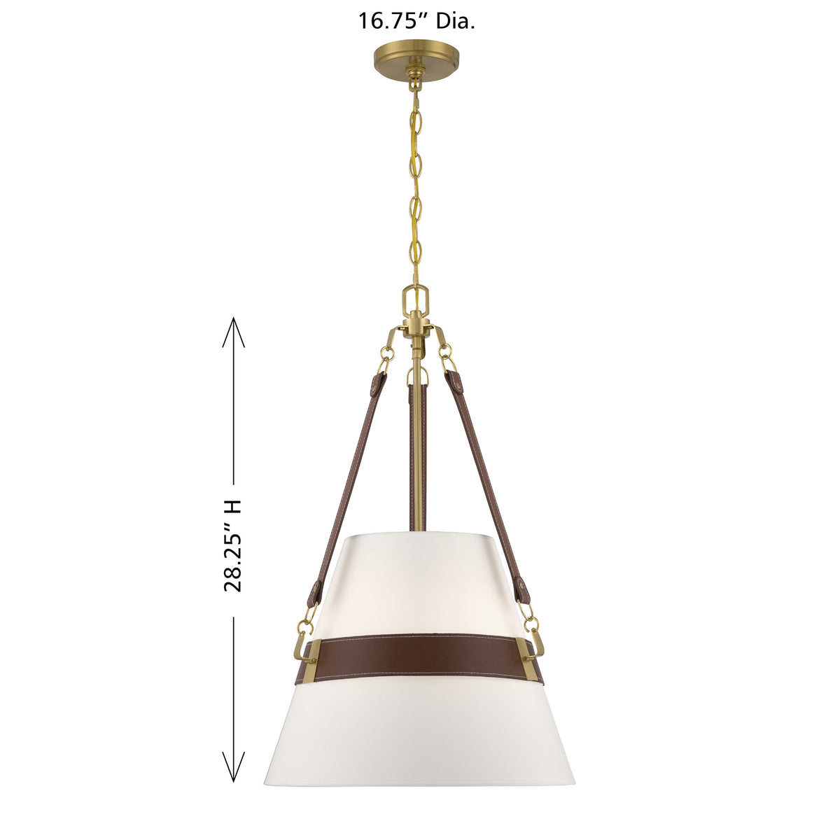Savoy House 7-5627-3-322 Corinth Pendant in Warm Brass