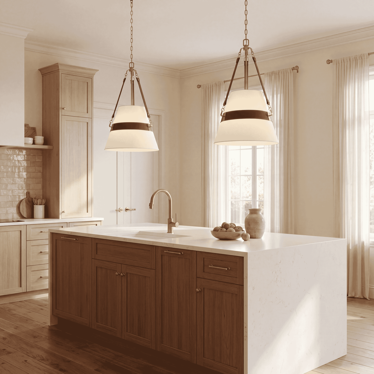 Savoy House 7-5627-3-322 Corinth Pendant in Warm Brass