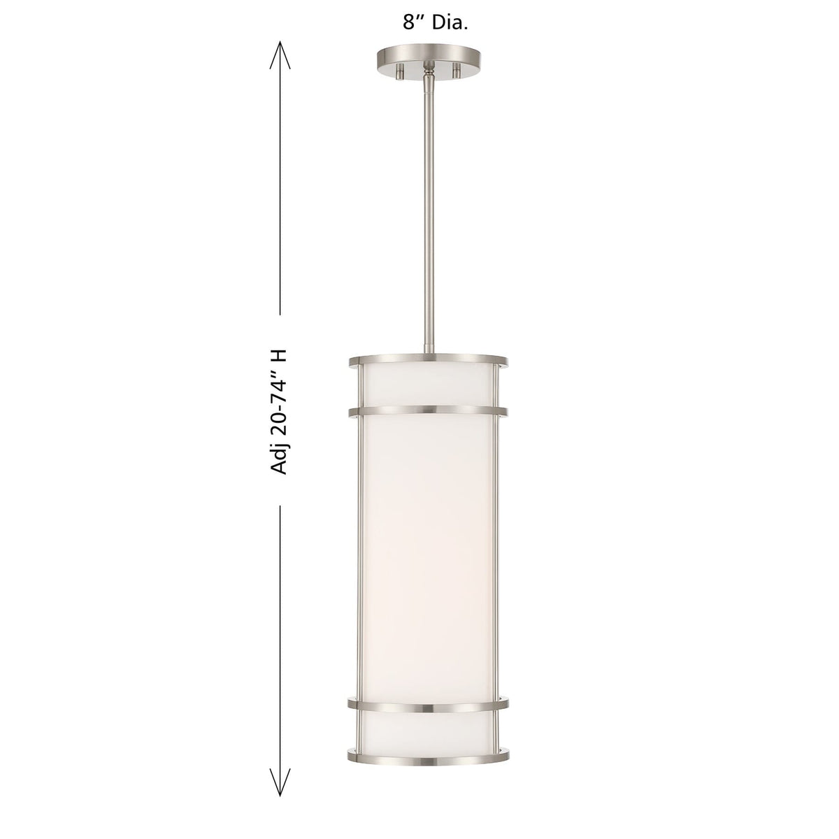 Savoy House 7-5699-1-SN Porter Mini-Suspension en nickel satiné
