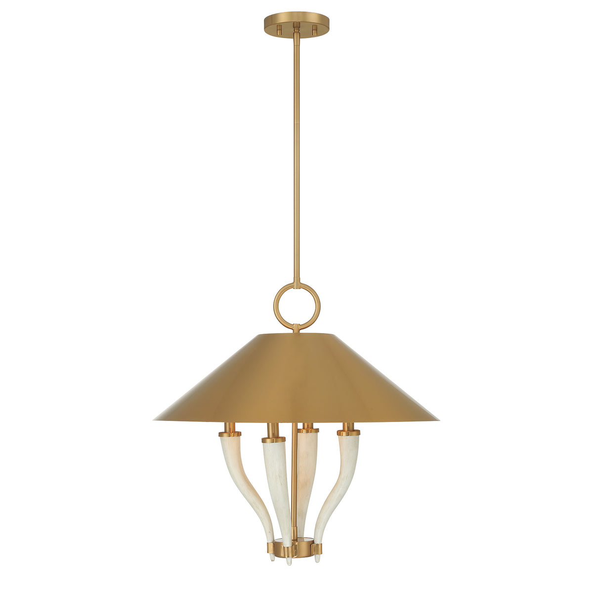 Savoy House 7-6308-4-322 Hearne Suspension en laiton chaud
