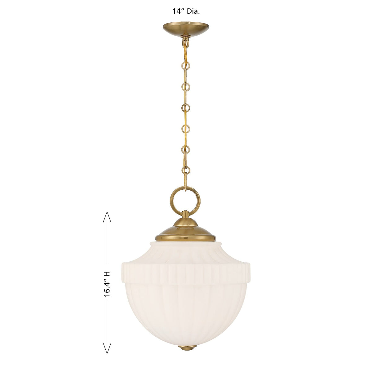 Savoy House 7-6999-1-322 Montrose Pendant in Warm Brass