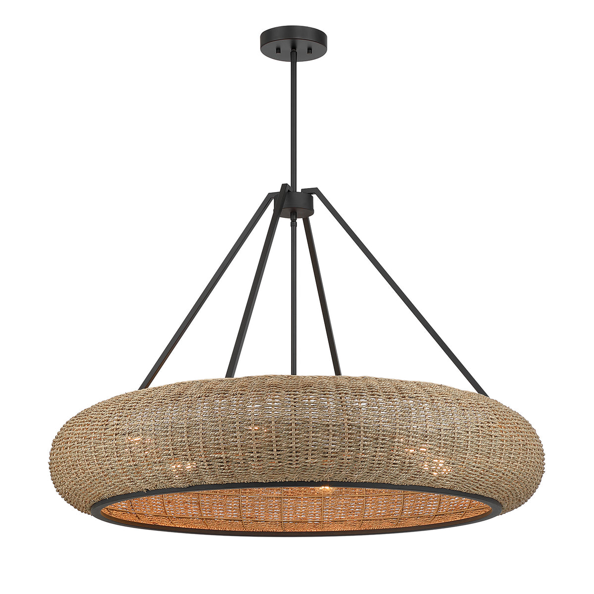 Savoy House 7-8301-6-89 Gaia Suspension en noir mat