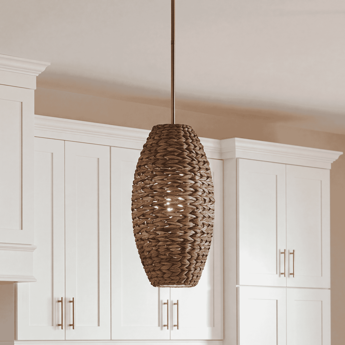 Maison Savoy 7-8416-1-220 Tierra Brisa Suspension en laiton Riviera