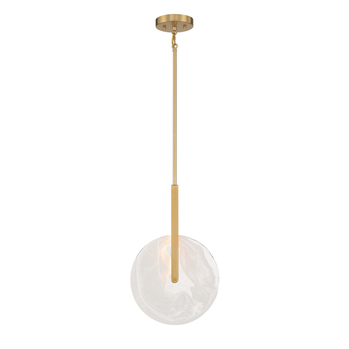 Savoy House 7-9307-1-322 Ainslie LED Pendant in Warm Brass