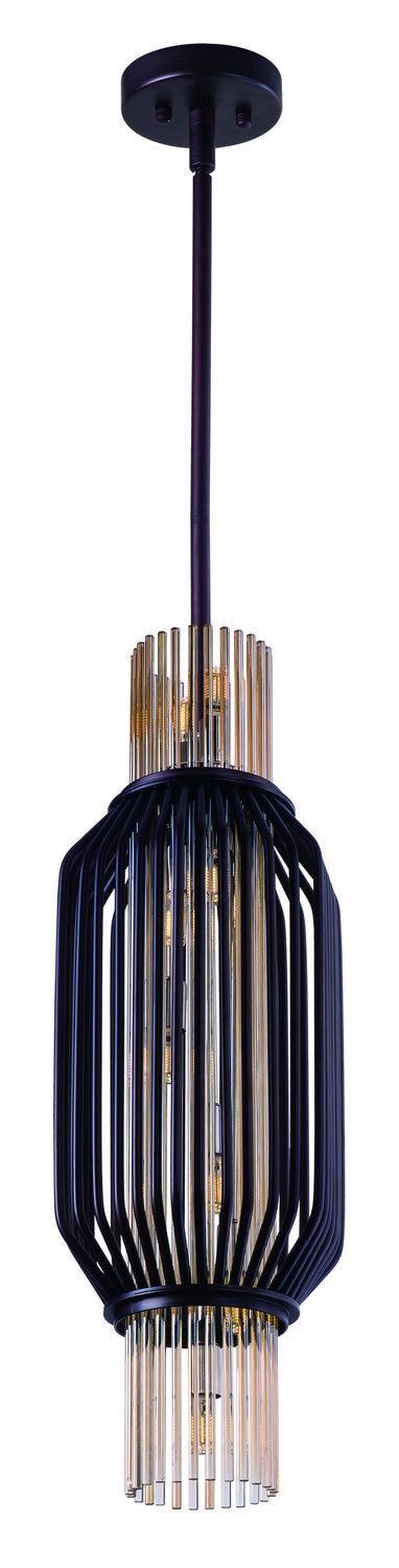 Éclairage Maxim 38483CGOI Volière Suspension en bronze huilé