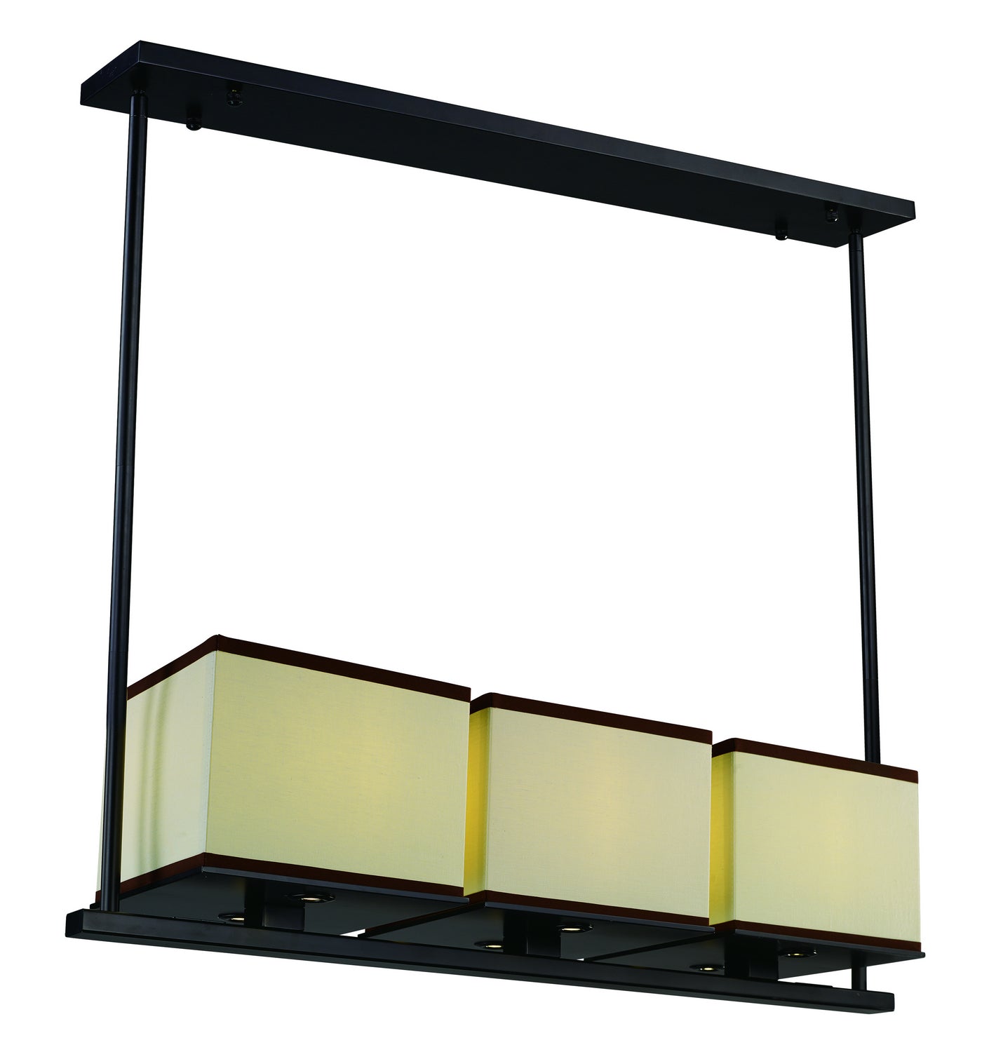 Éclairage Maxim 43813LNDBZ Tribeca Suspension en bronze foncé