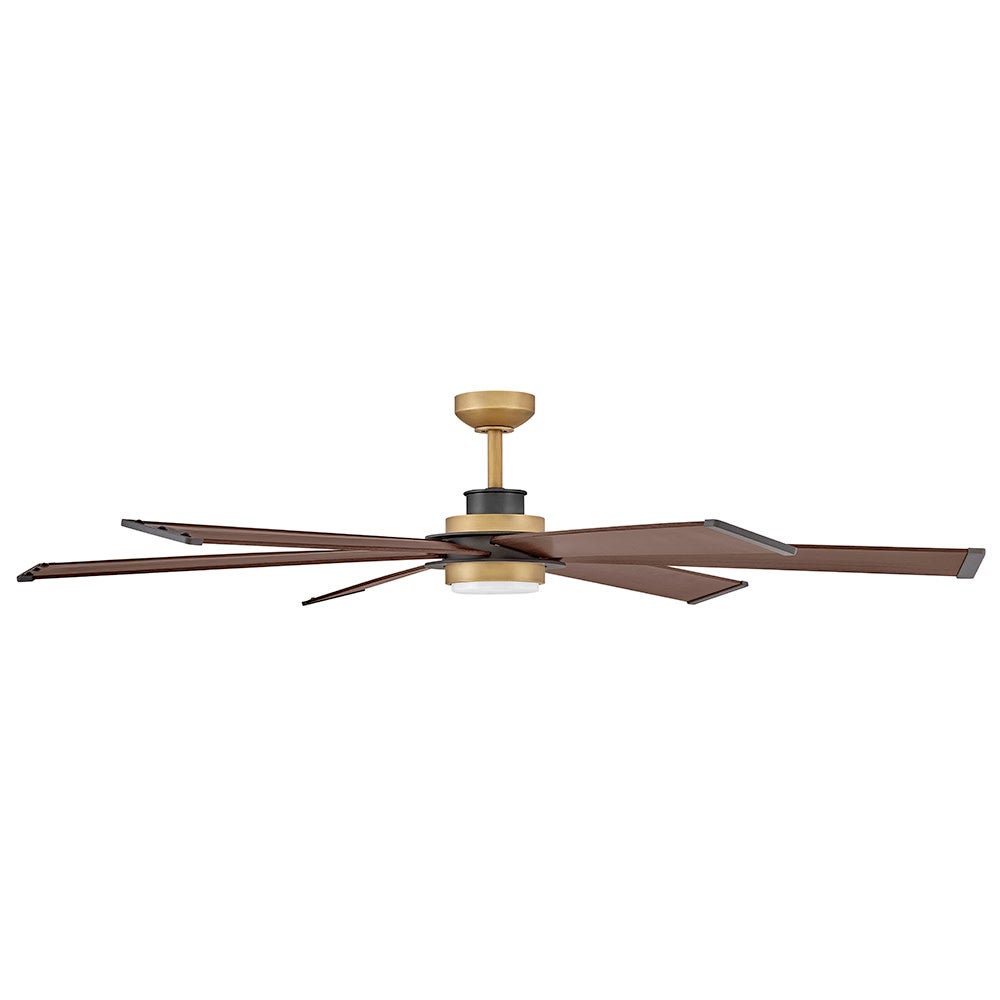 Éclairage intelligent LED Hinkley Lighting 906964FHB-LDD Andros Ventilateur en laiton Heritage
