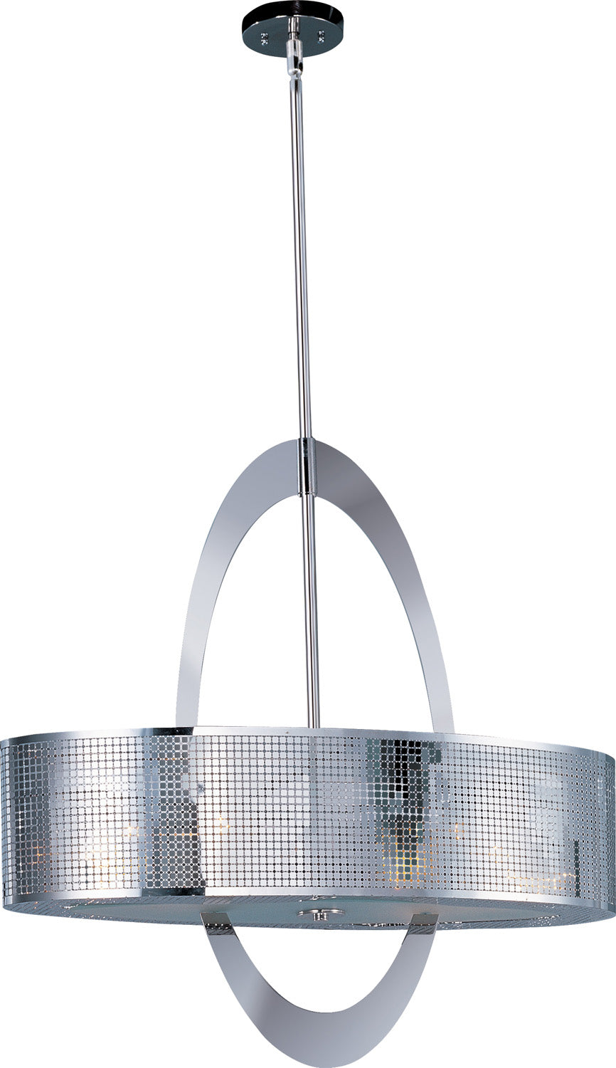Éclairage Maxim 22305PN Mirage Suspension en nickel poli