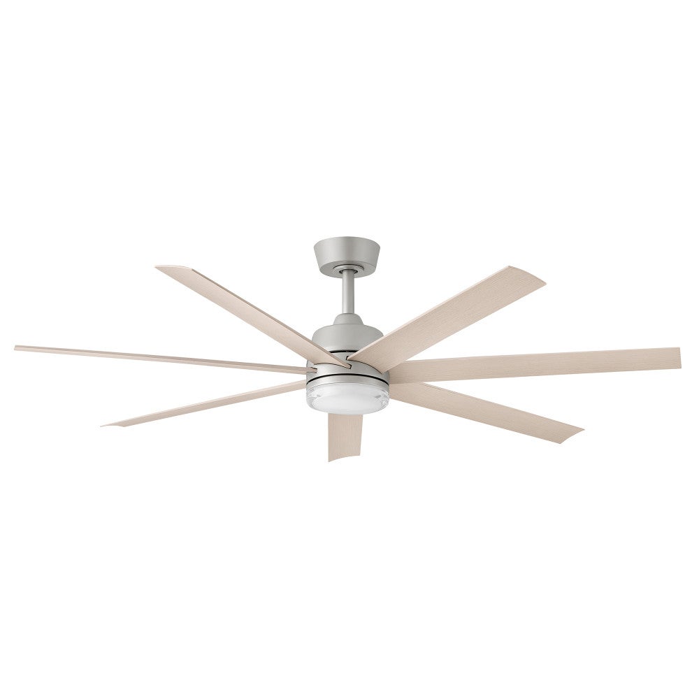 Éclairage intelligent LED Hinkley 910656FBN-LDD Ventilateur en nickel brossé