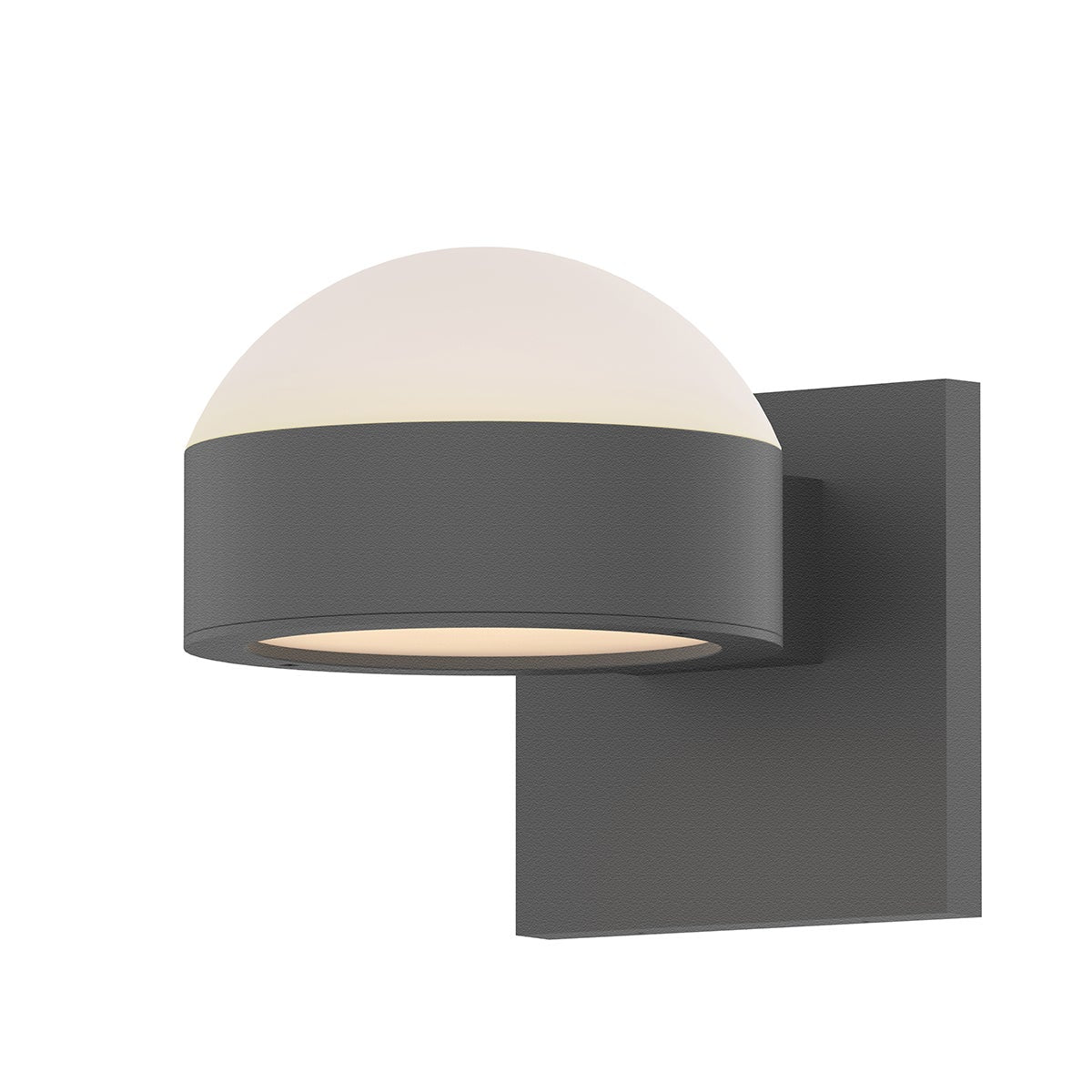 Sonneman 7302.DL.PL.74-WL REALS Up/Down LED Wall Sconce in Textured Gray