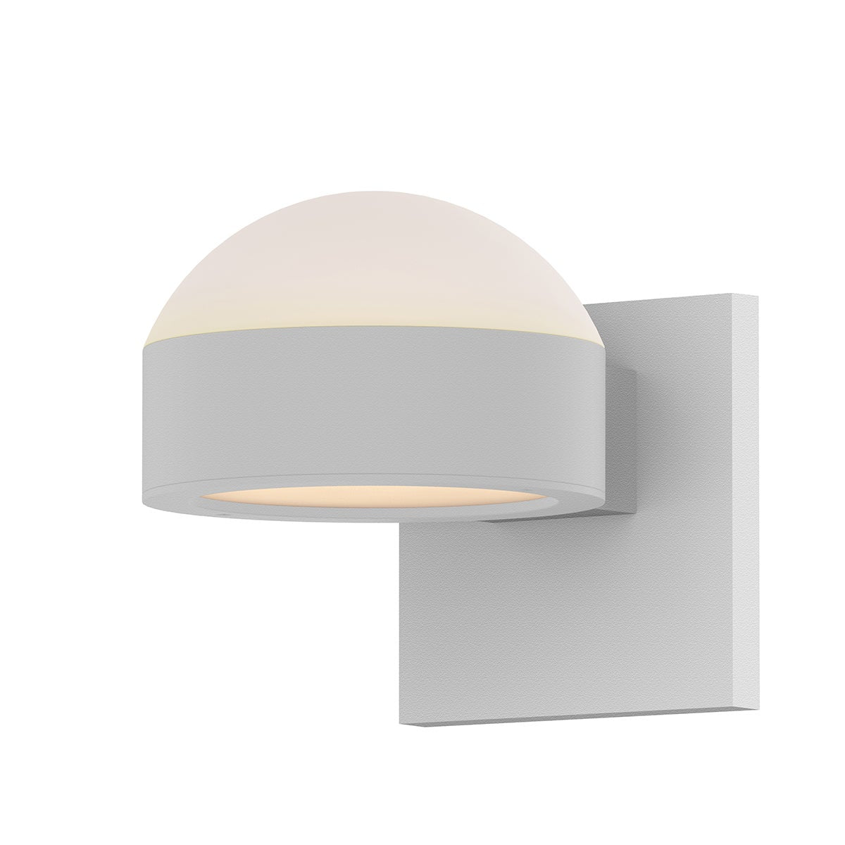 Sonneman 7302.DL.PL.98-WL REALS Up/Down LED Wall Sconce in Textured White