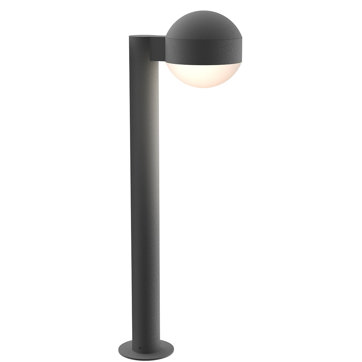 Borne LED Sonneman 7304.DC.DL.74-WL REALS, gris texturé