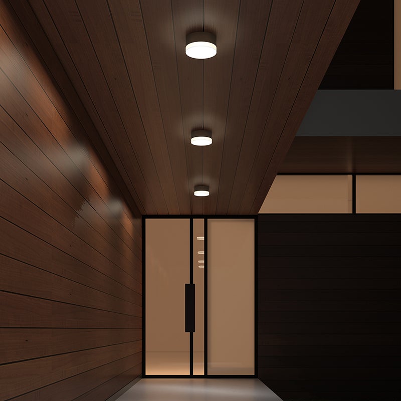 Sonneman 7309.XX.DL.74-WL REALS LED Montage en surface gris texturé
