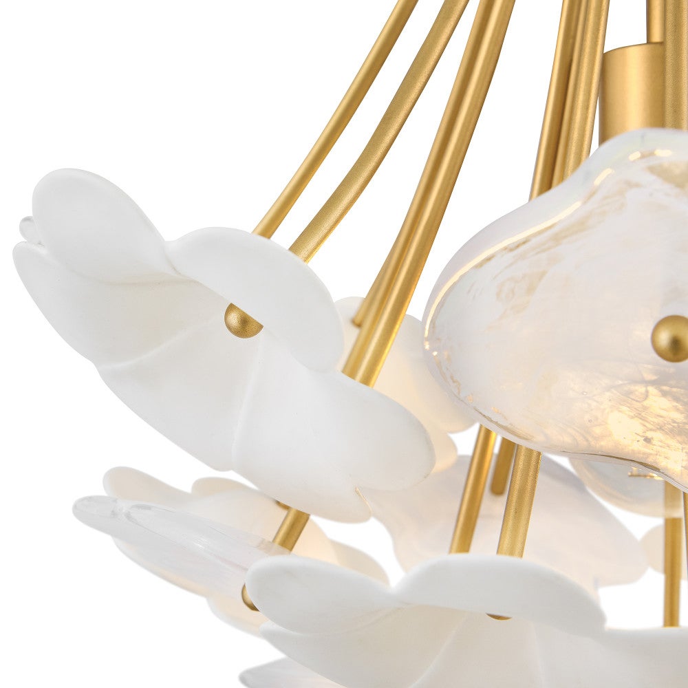 Fredrick Ramond FR41964DG Marianne Bouquet Suspension en or de luxe