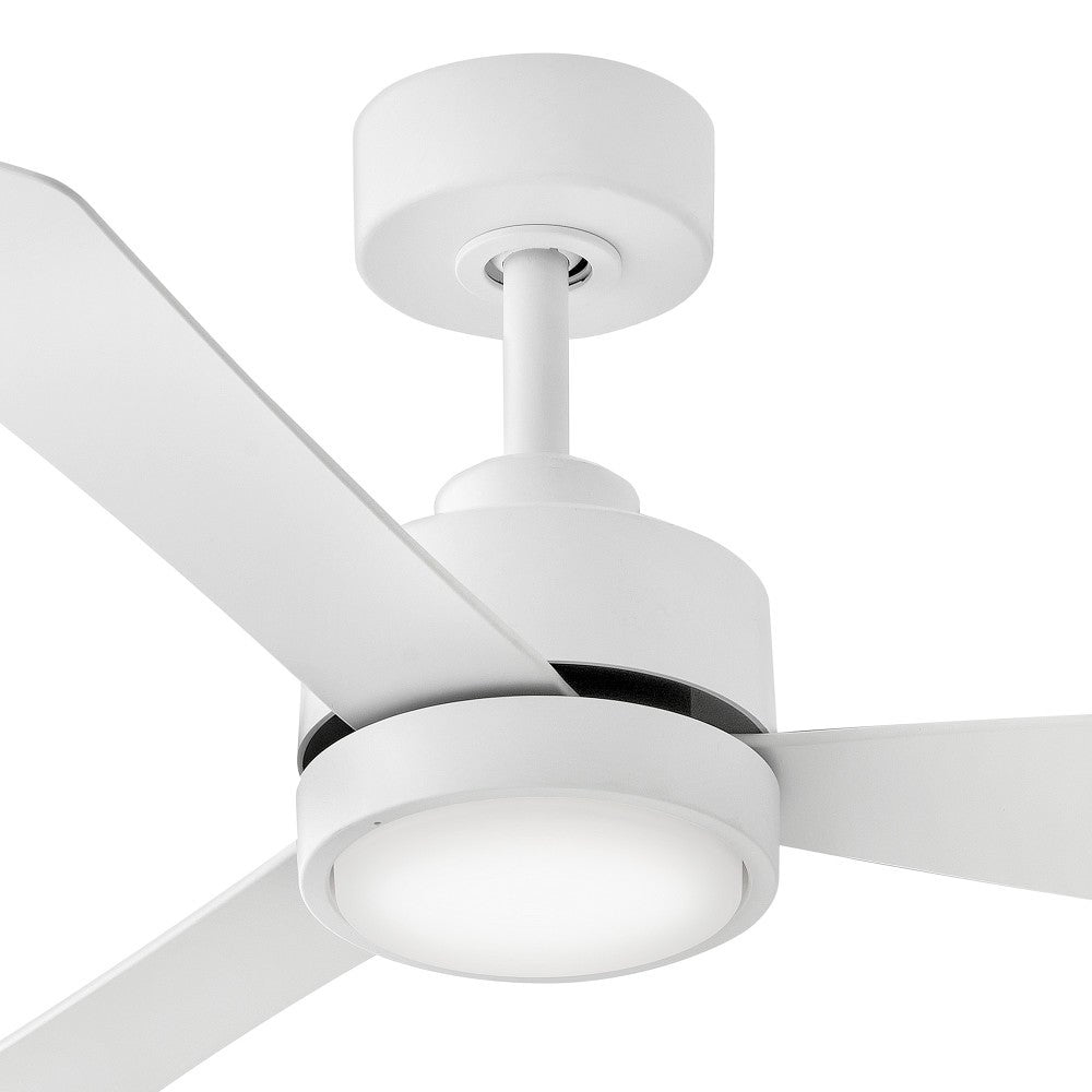 Hinkley Lighting 905744FMW-LWD Iver LED Smart Fan in Matte White